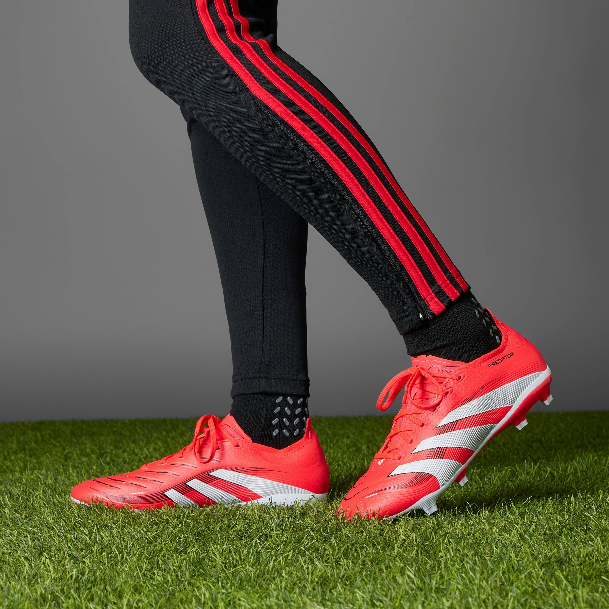 adidas Predator League FG/MG Soccer Cleat - lucid red/ftwr white/core black