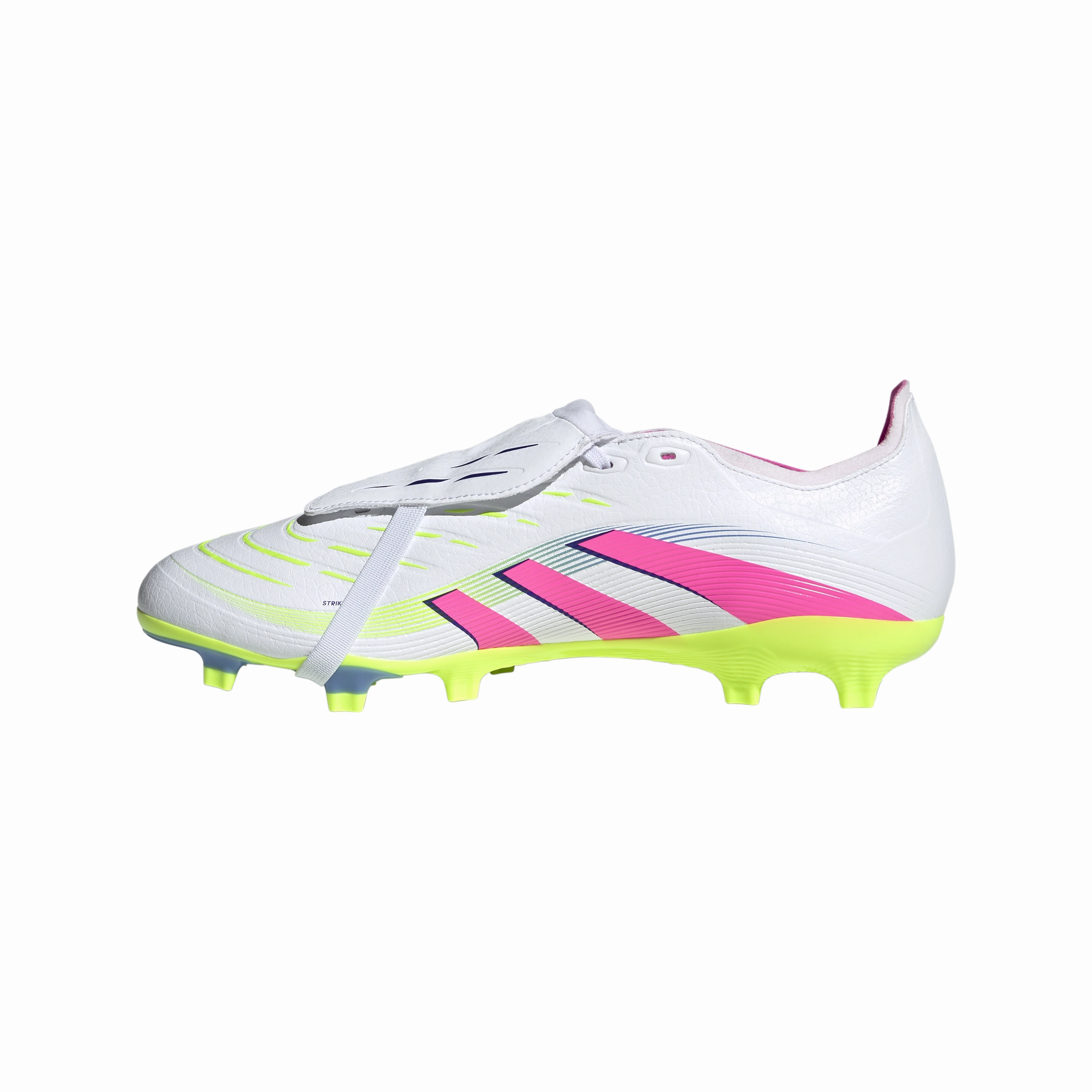 adidas Predator League Fold tongue FG/MG Soccer Cleat - FTWhite/LucPink/Luclem