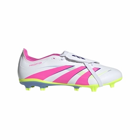 adidas Predator League Fold tongue FG/MG Soccer Cleat - FTWhite/LucPink/Luclem
