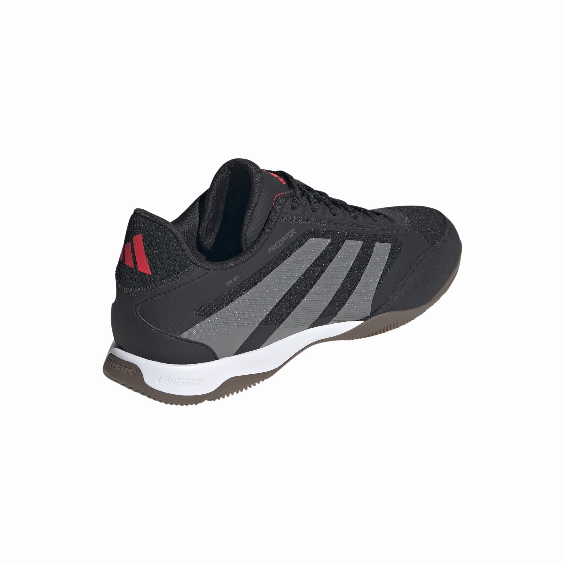 adidas Predator League IN Indoor Soccer Shoes - core black/grey four/lucid red