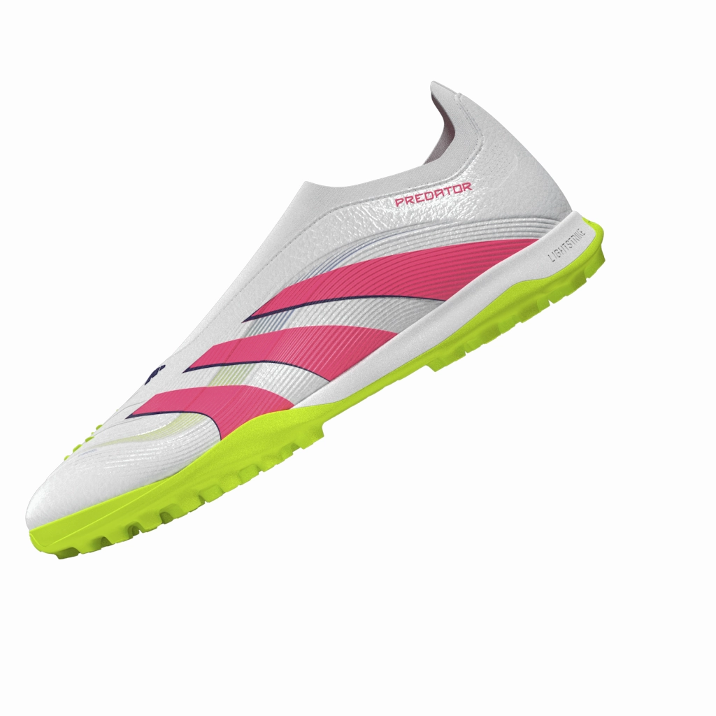 adidas Predator League LL TF Turf Soccer Shoes - FTWhite/ LucPink/ Luclem
