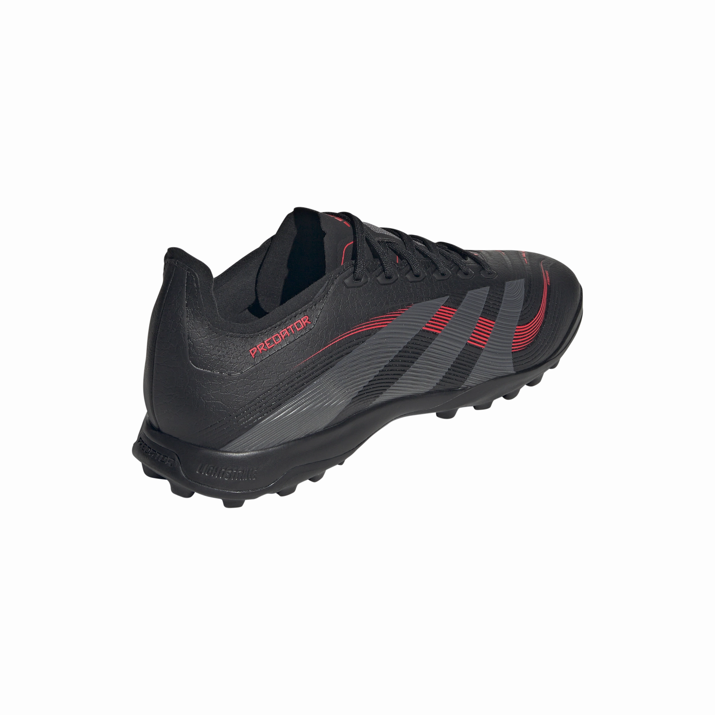 adidas Predator League TF Turf Soccer Shoes - core black/grey four/lucid red