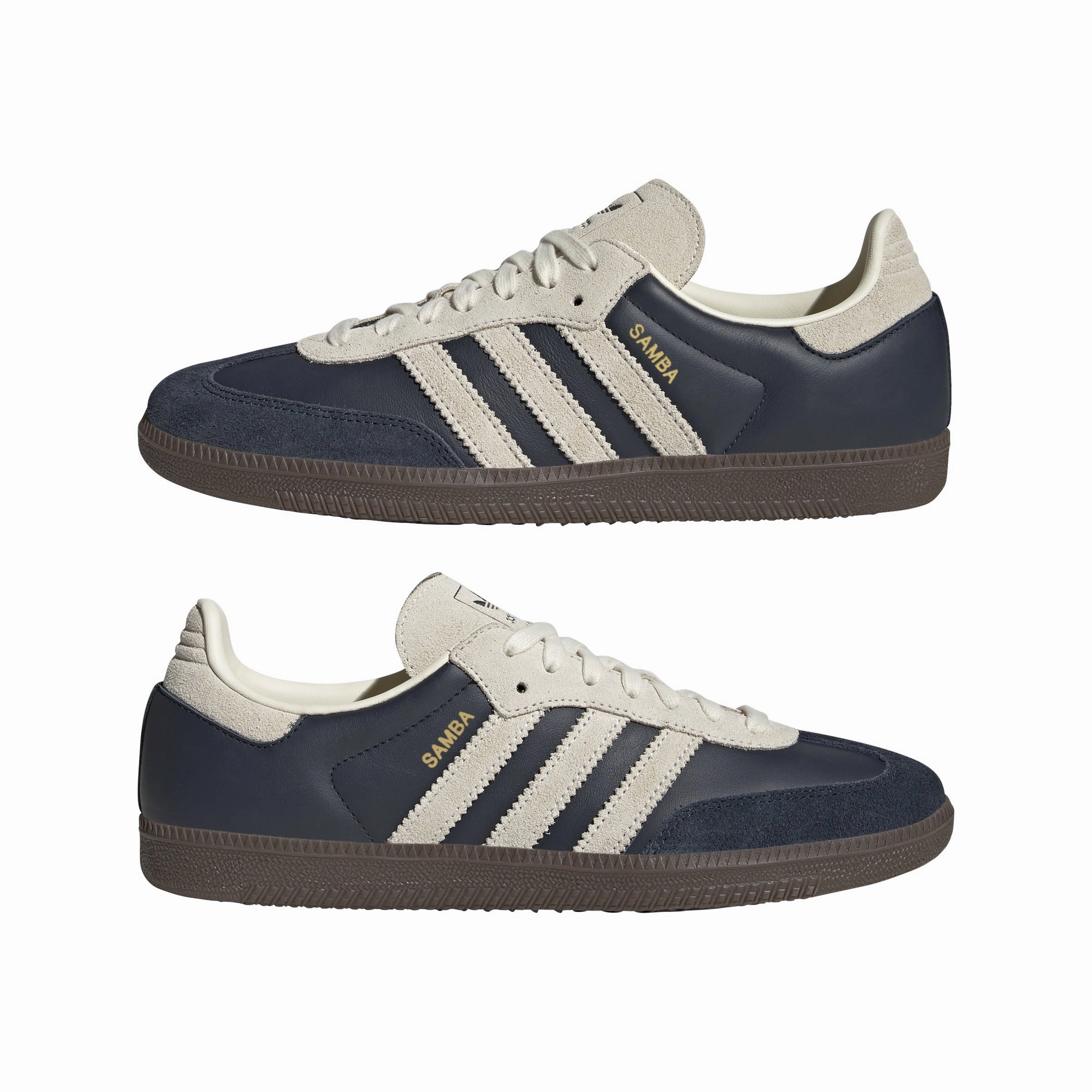 adidas Samba OG Aurora Ink/Cream White/Gum 5 JI3217