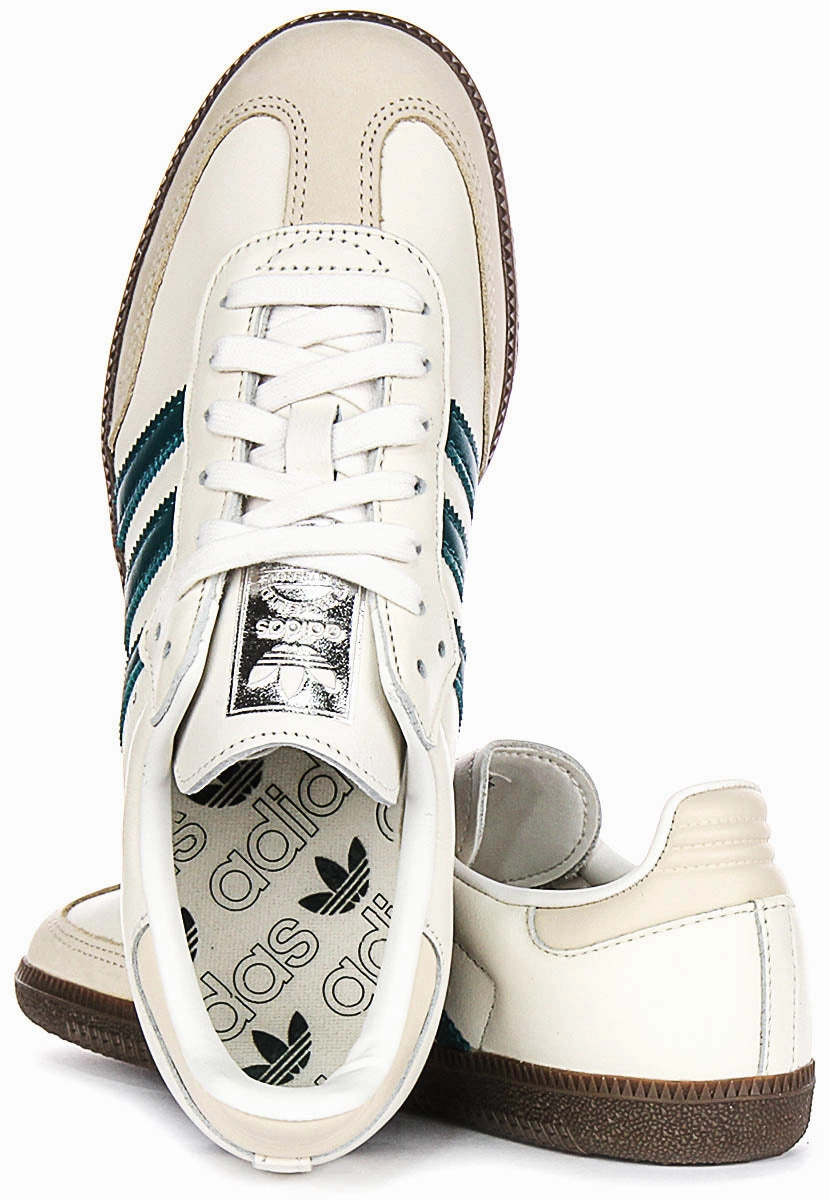 Adidas Samba OG In Cream Green For Women Shoes Adidas
