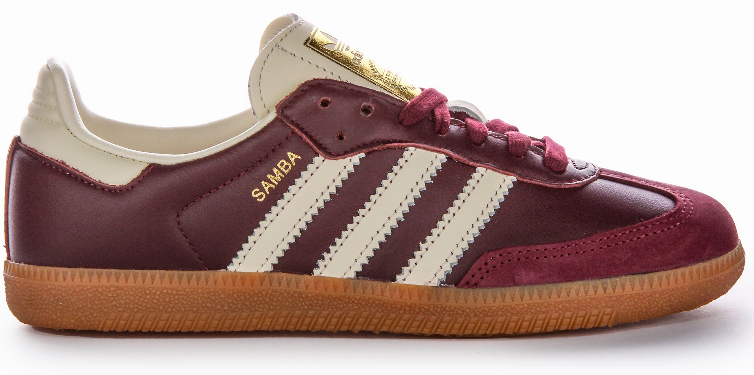 Adidas Samba OG In Maroon Shoes Adidas