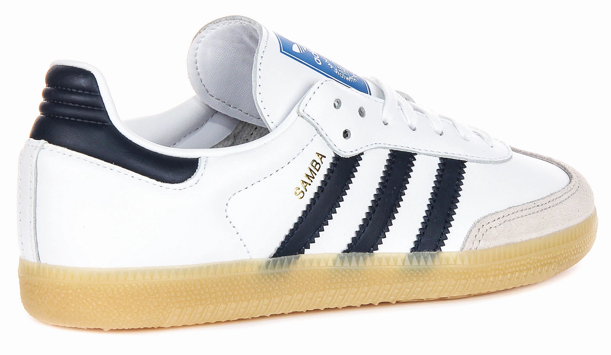 Adidas Samba OG In White Navy For Youth Shoes Adidas