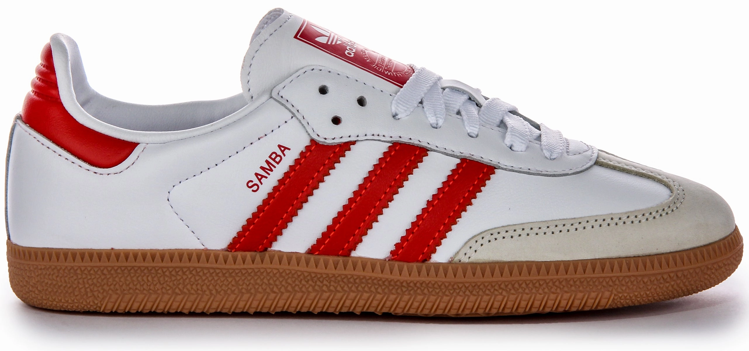 Adidas Samba OG In White Red For Women Shoes Adidas