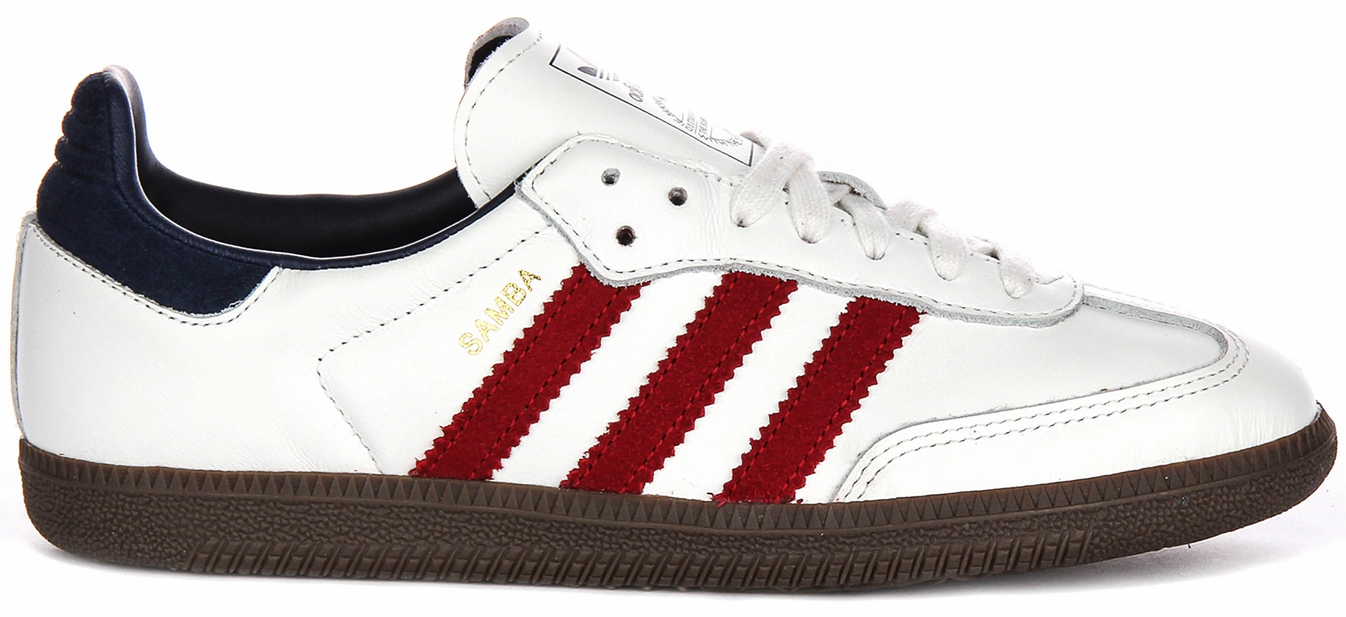 Adidas Samba OG In White Red Navy Shoes Adidas