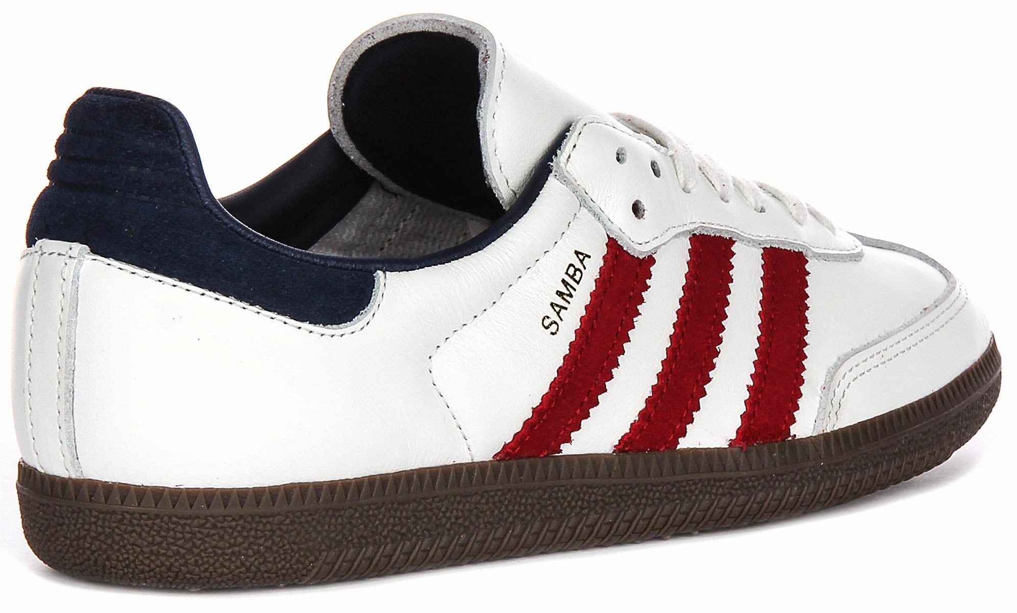 Adidas Samba OG In White Red Navy Shoes Adidas