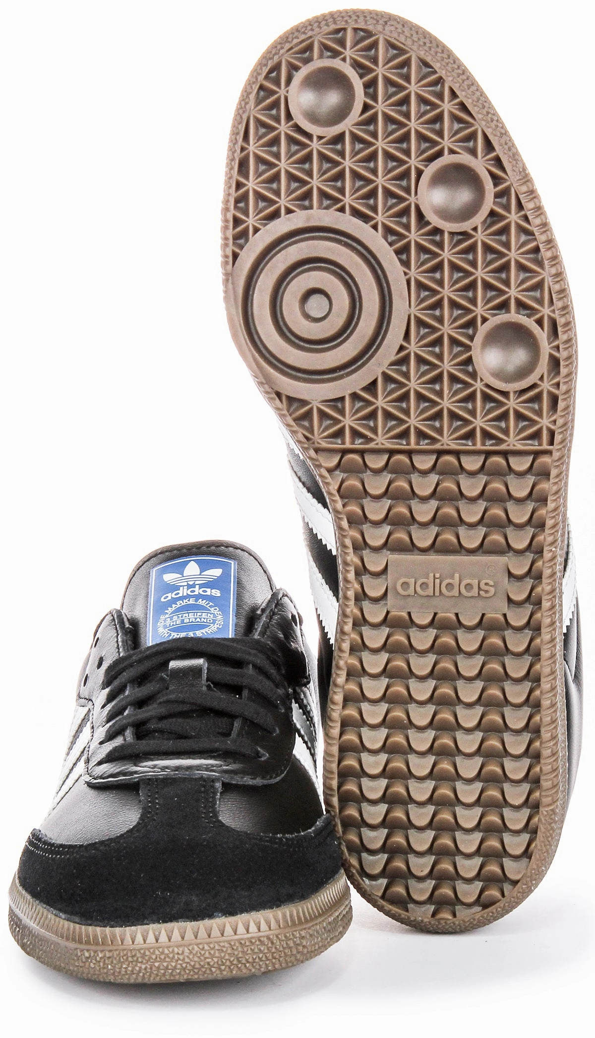 Adidas Samba OG J In Black White For Youth Shoes Adidas