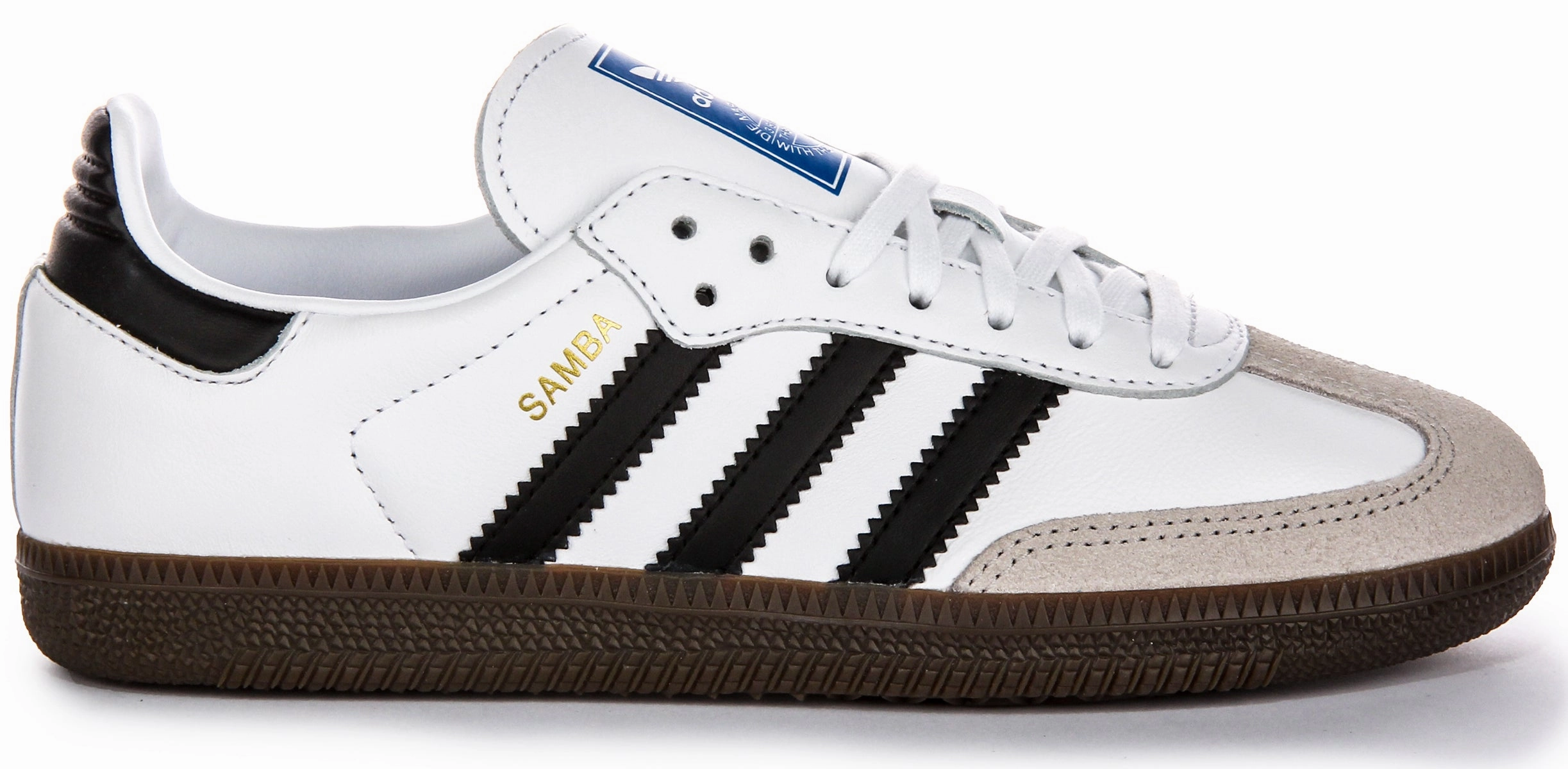 Adidas Samba OG J In White Black For Youth Shoes Adidas