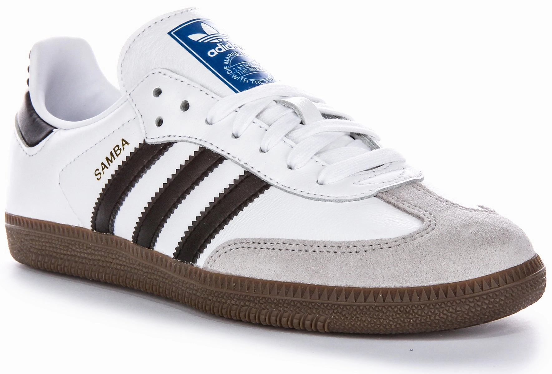 Adidas Samba OG Trainers In White Black Shoes Adidas