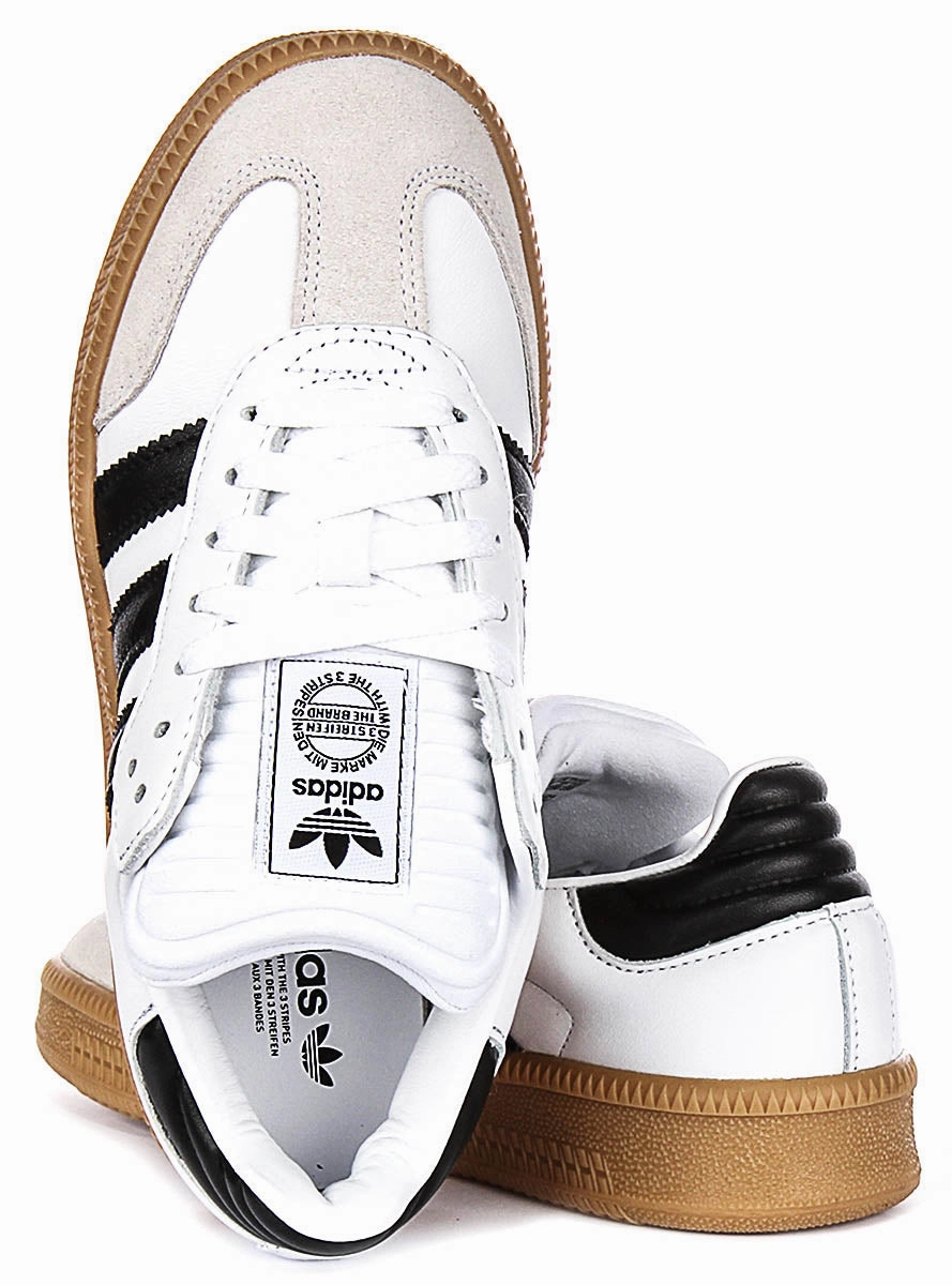 Adidas Samba XLG In White Black Trainers Shoes Adidas