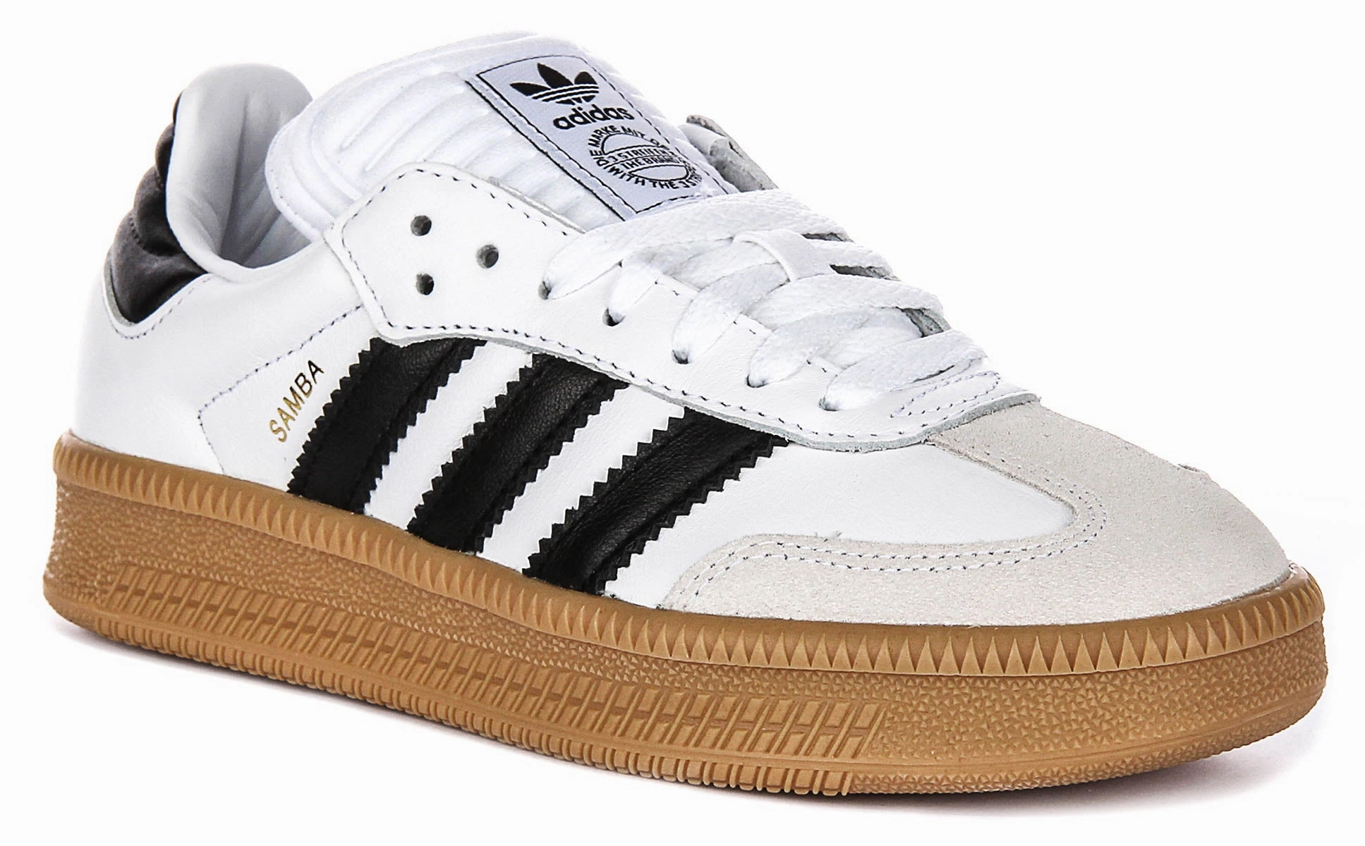 Adidas Samba XLG In White Black Trainers Shoes Adidas