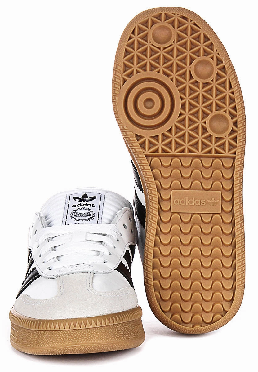 Adidas Samba XLG In White Black Trainers Shoes Adidas