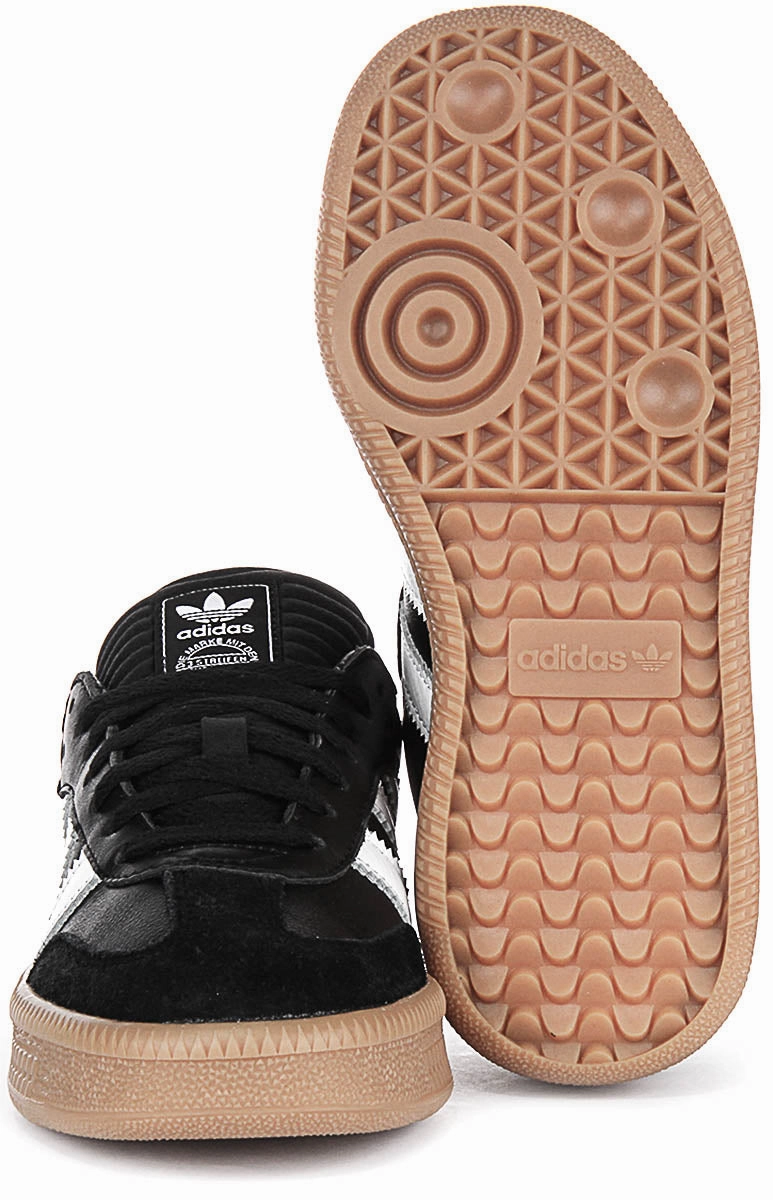 Adidas Samba XLG J In Black White For Youth Shoes Adidas