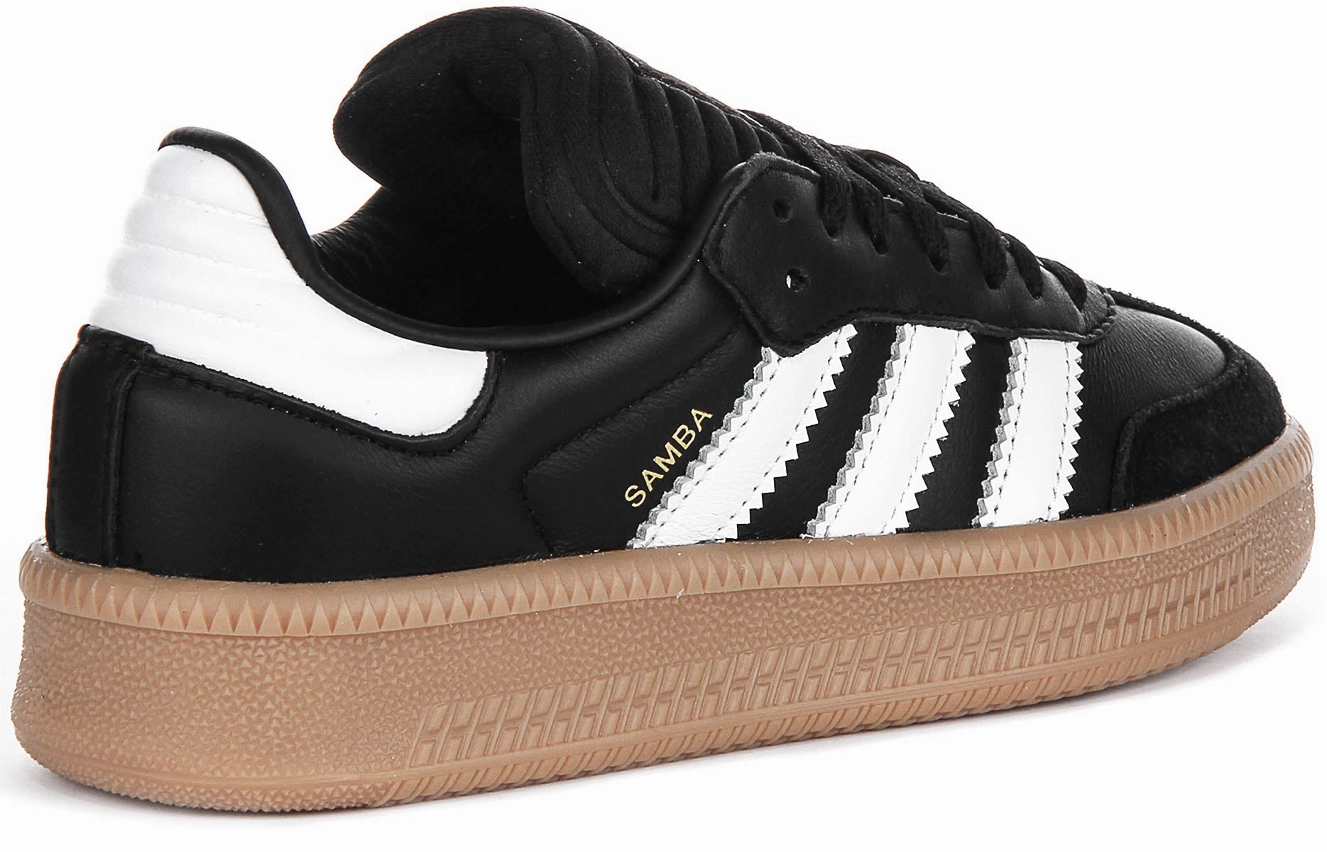 Adidas Samba XLG J In Black White For Youth Shoes Adidas
