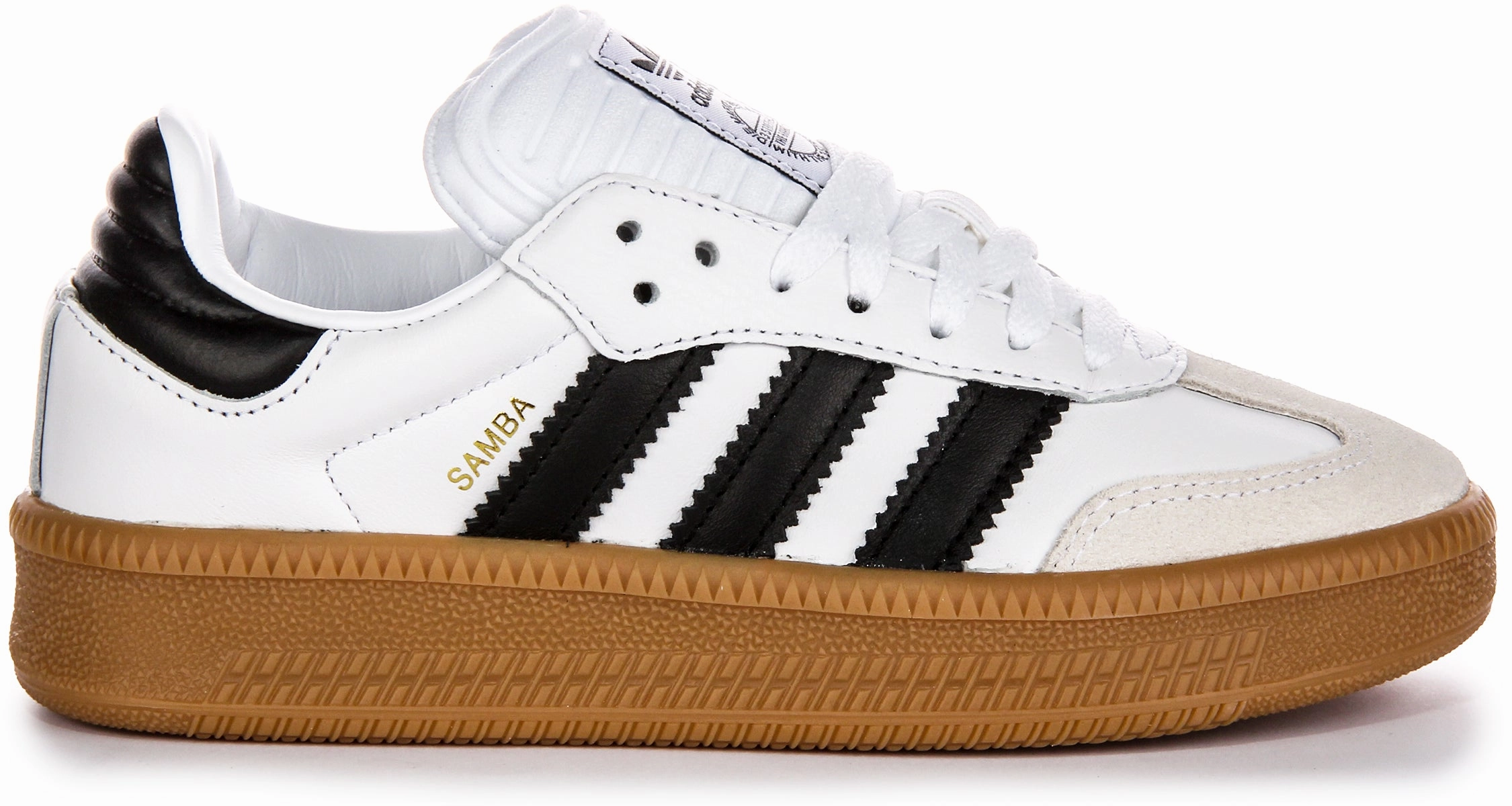 Adidas Samba XLG J In White Black For Youth Shoes Adidas
