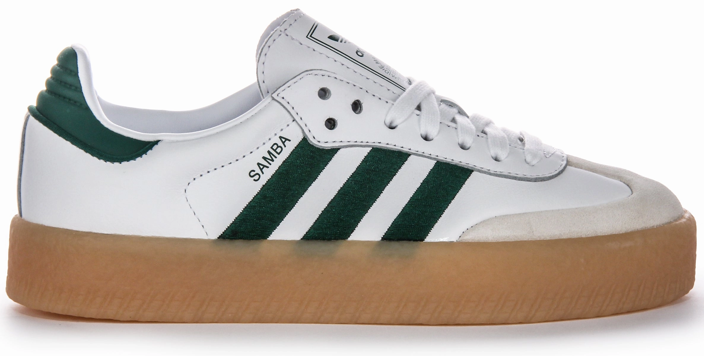 Adidas Sambae In White Green For Women Shoes Adidas