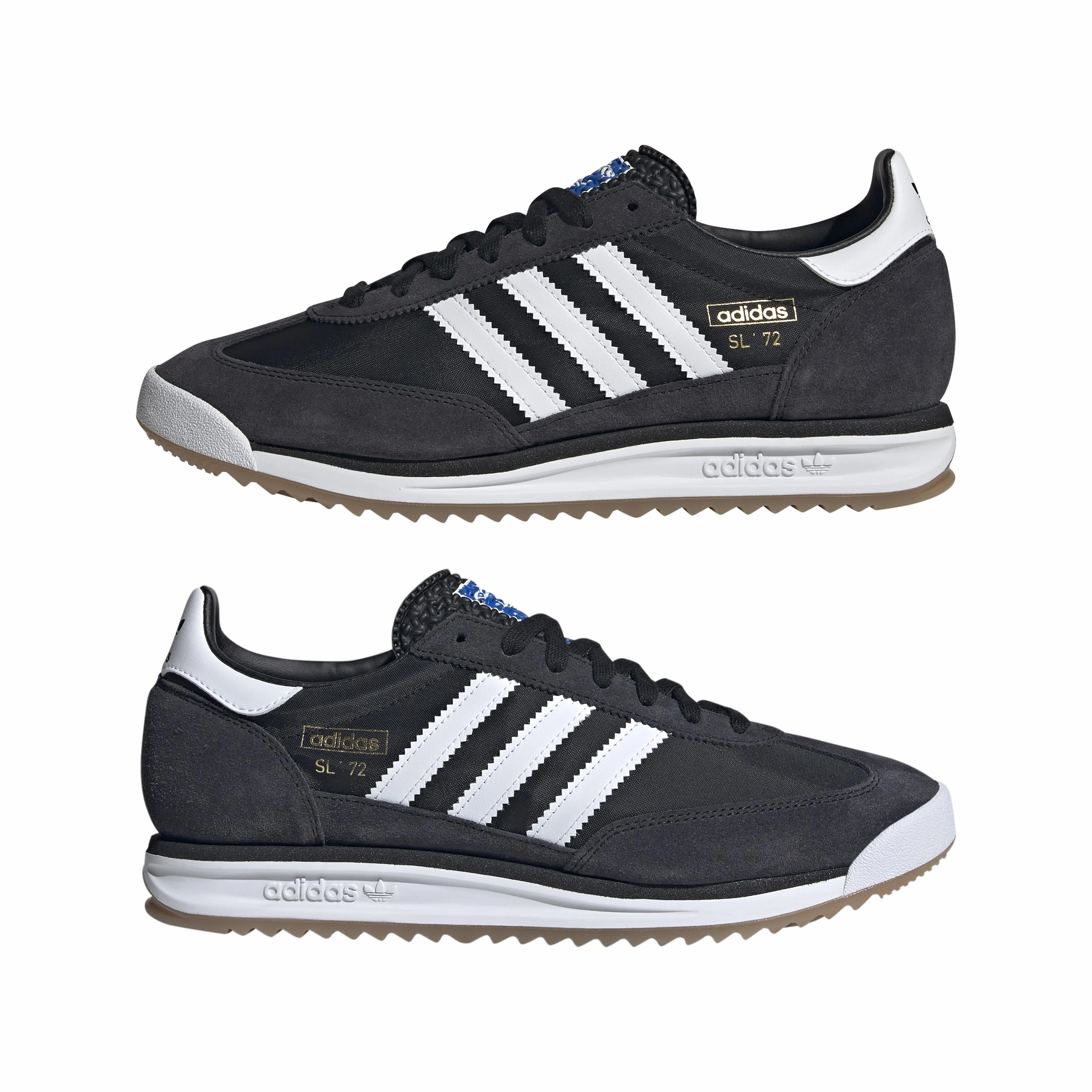 adidas SL 72 RS Core Black/Ftwr White/ Blue JI1282