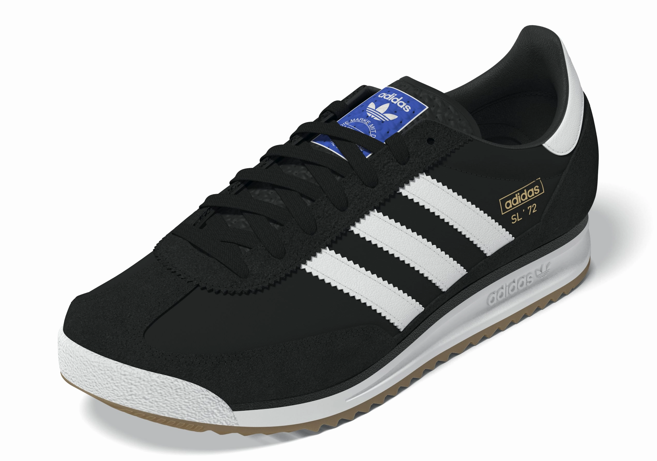 adidas SL 72 RS Core Black/Ftwr White/ Blue JI1282
