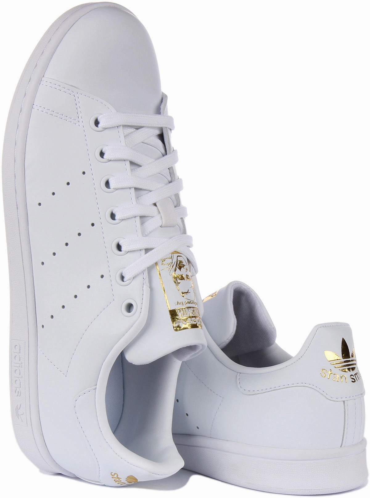 Adidas Stan Smith In White Gold Shoes Adidas