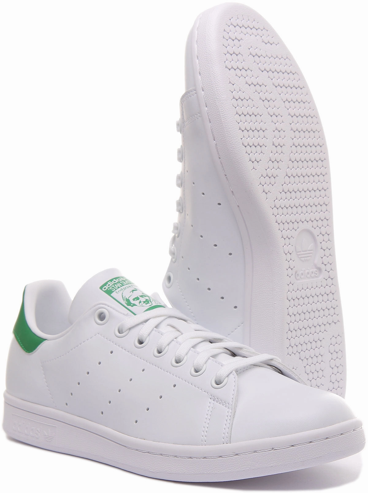 Adidas Stan Smith In White Green For Men Shoes Adidas