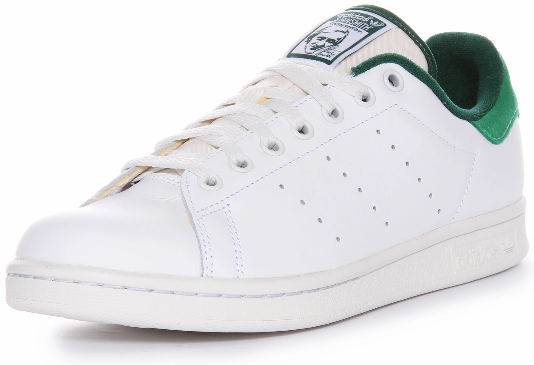 Adidas Stan Smith In White Green For Men Shoes Adidas