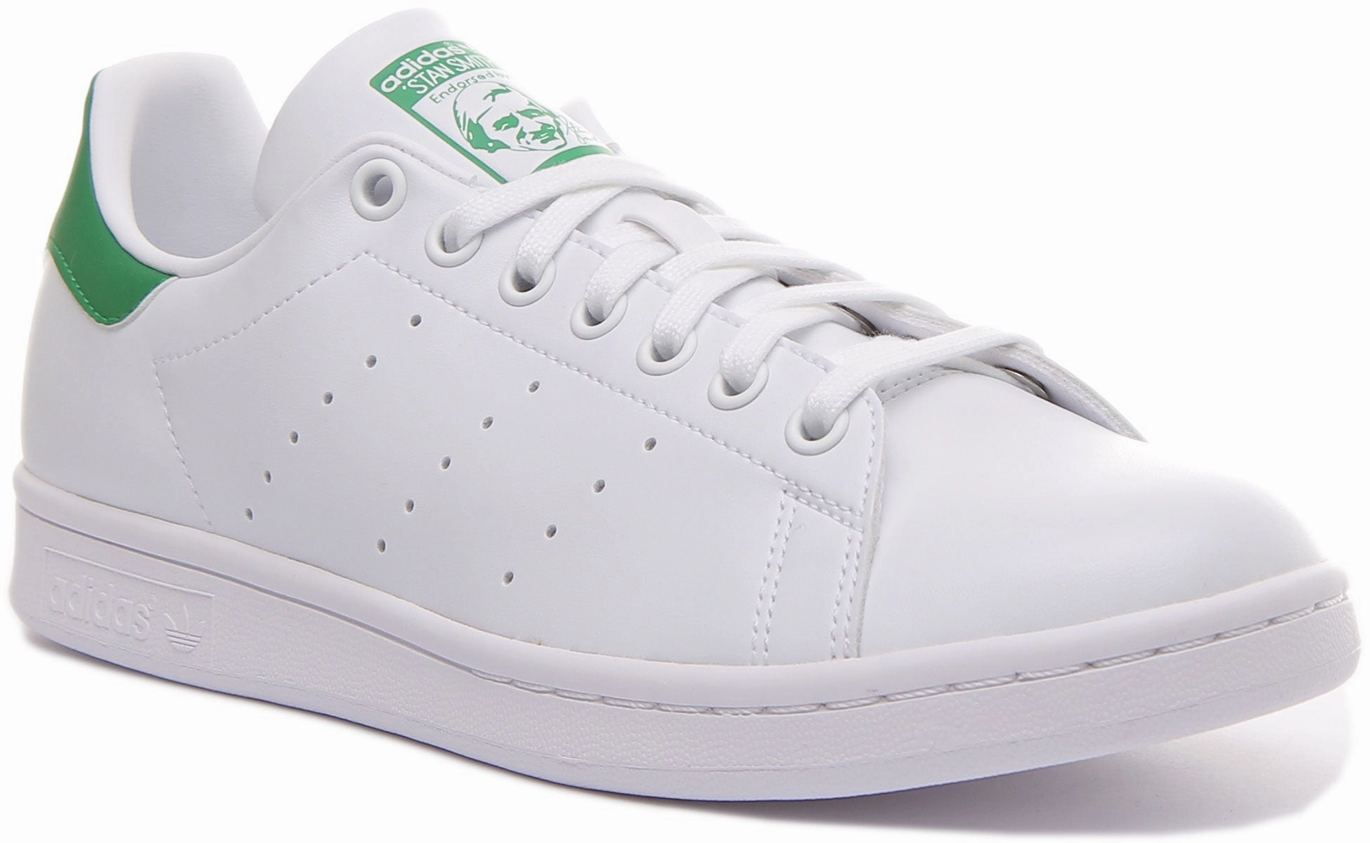 Adidas Stan Smith In White Green For Men Shoes Adidas