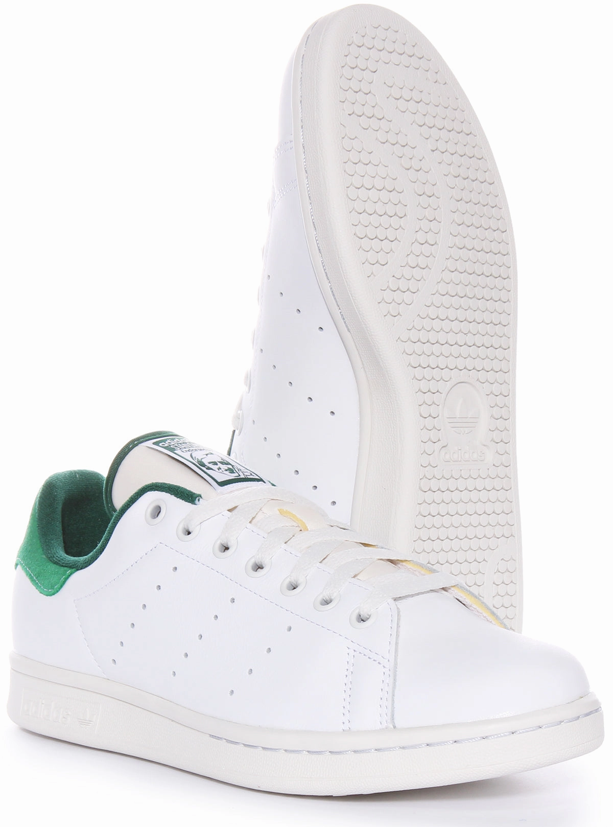 Adidas Stan Smith In White Green For Men Shoes Adidas