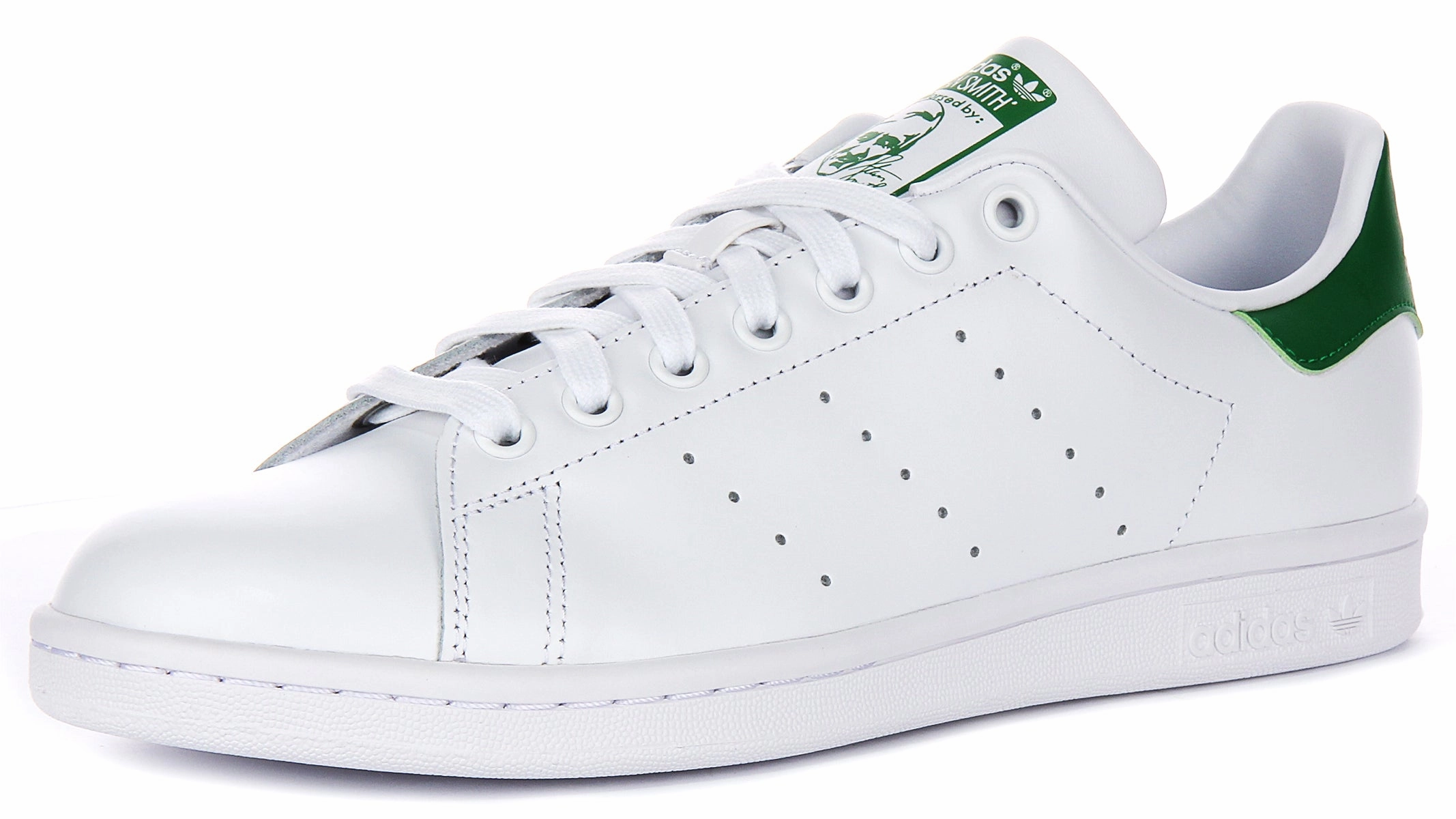 Adidas Stan Smith In White Green Shoes Adidas