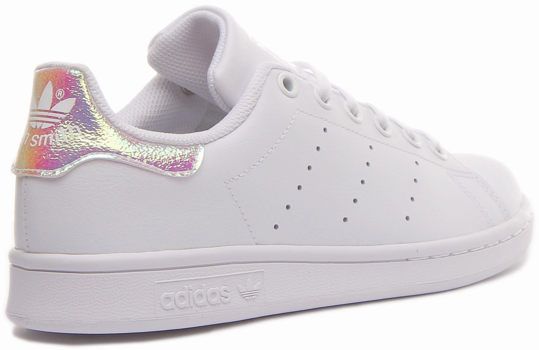Adidas Stan Smith In White Pink For Juniors Shoes Adidas