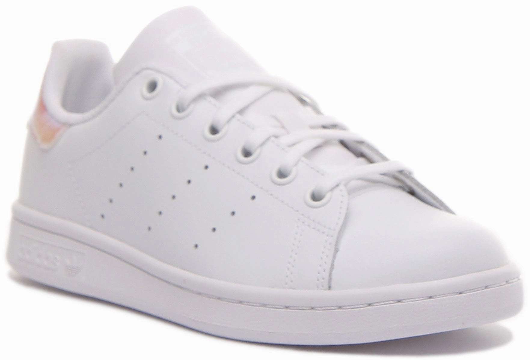 Adidas Stan Smith In White Pink For Juniors Shoes Adidas