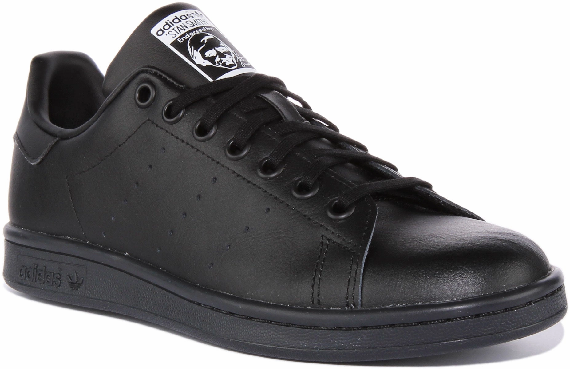 Adidas Stan Smith J In Black For Junior Shoes Adidas