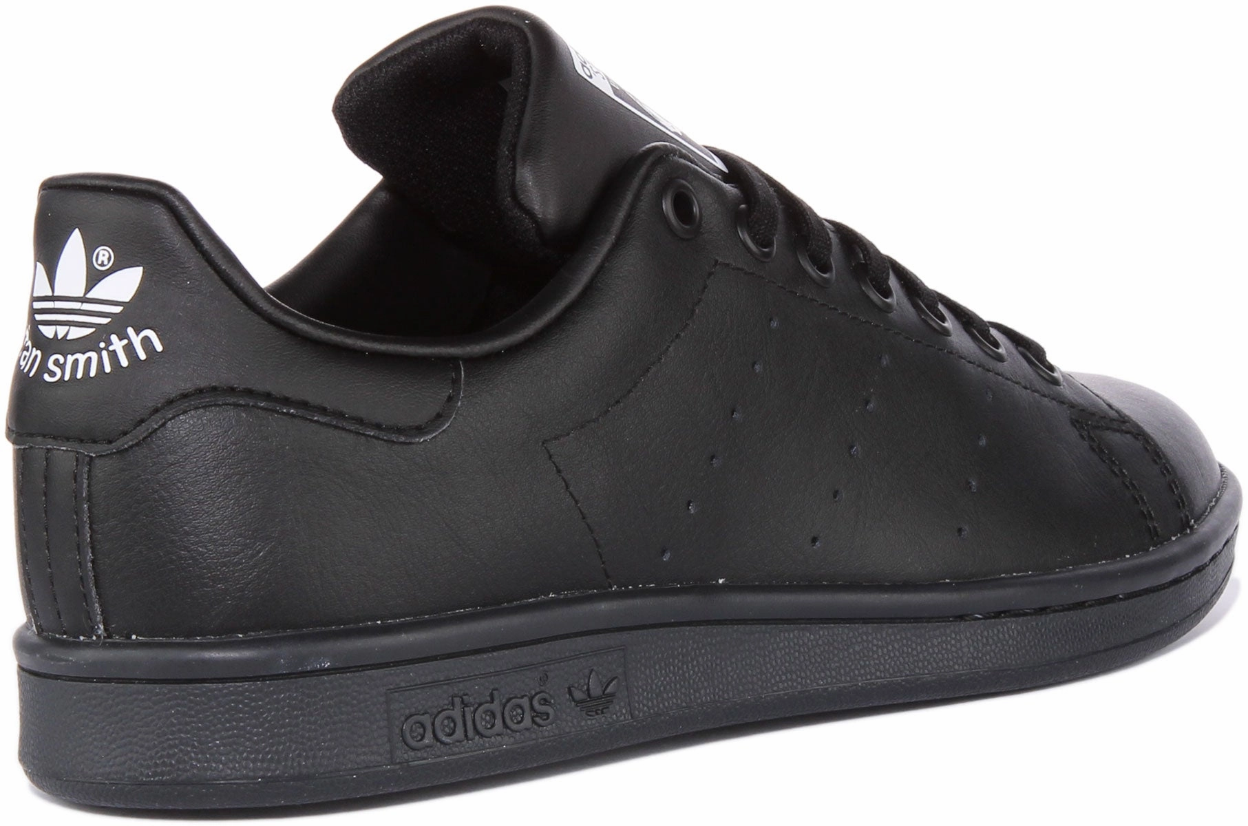 Adidas Stan Smith J In Black For Junior Shoes Adidas
