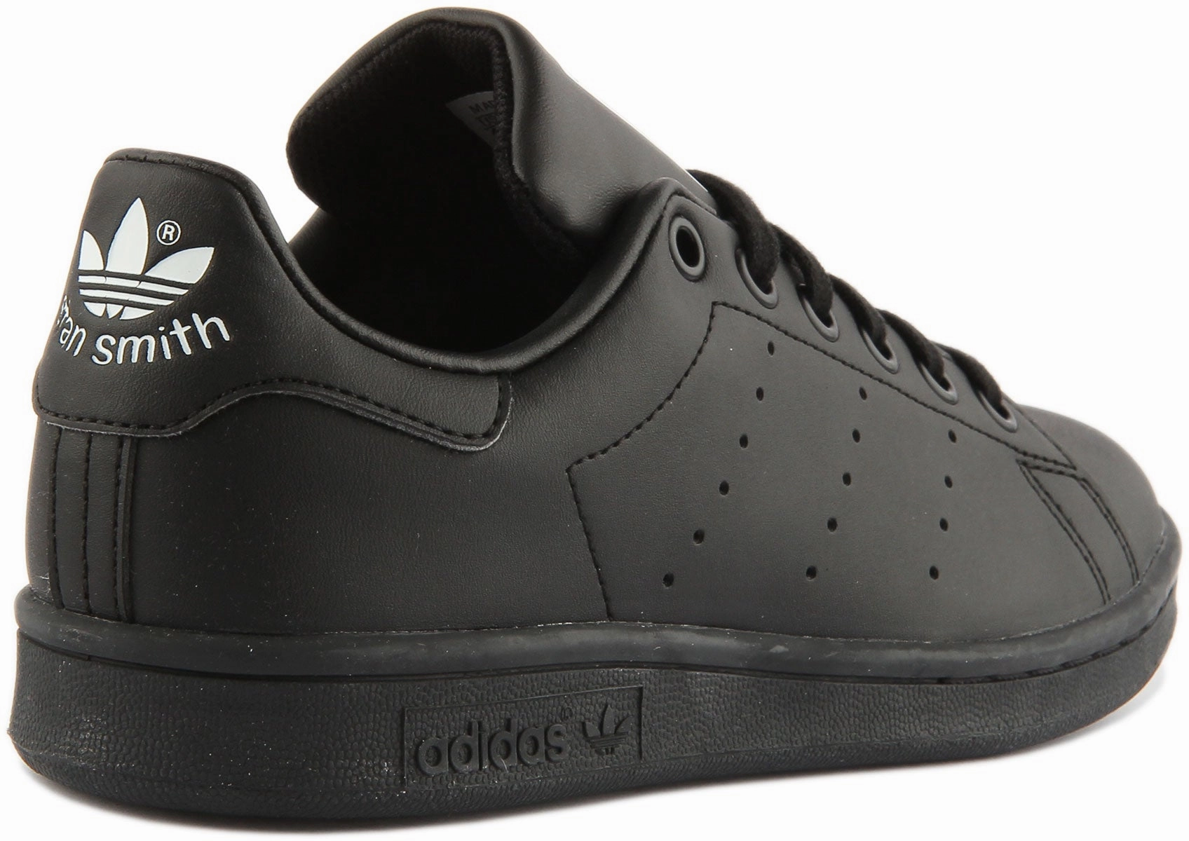 Adidas Stan Smith J In Black For Youth Shoes Adidas