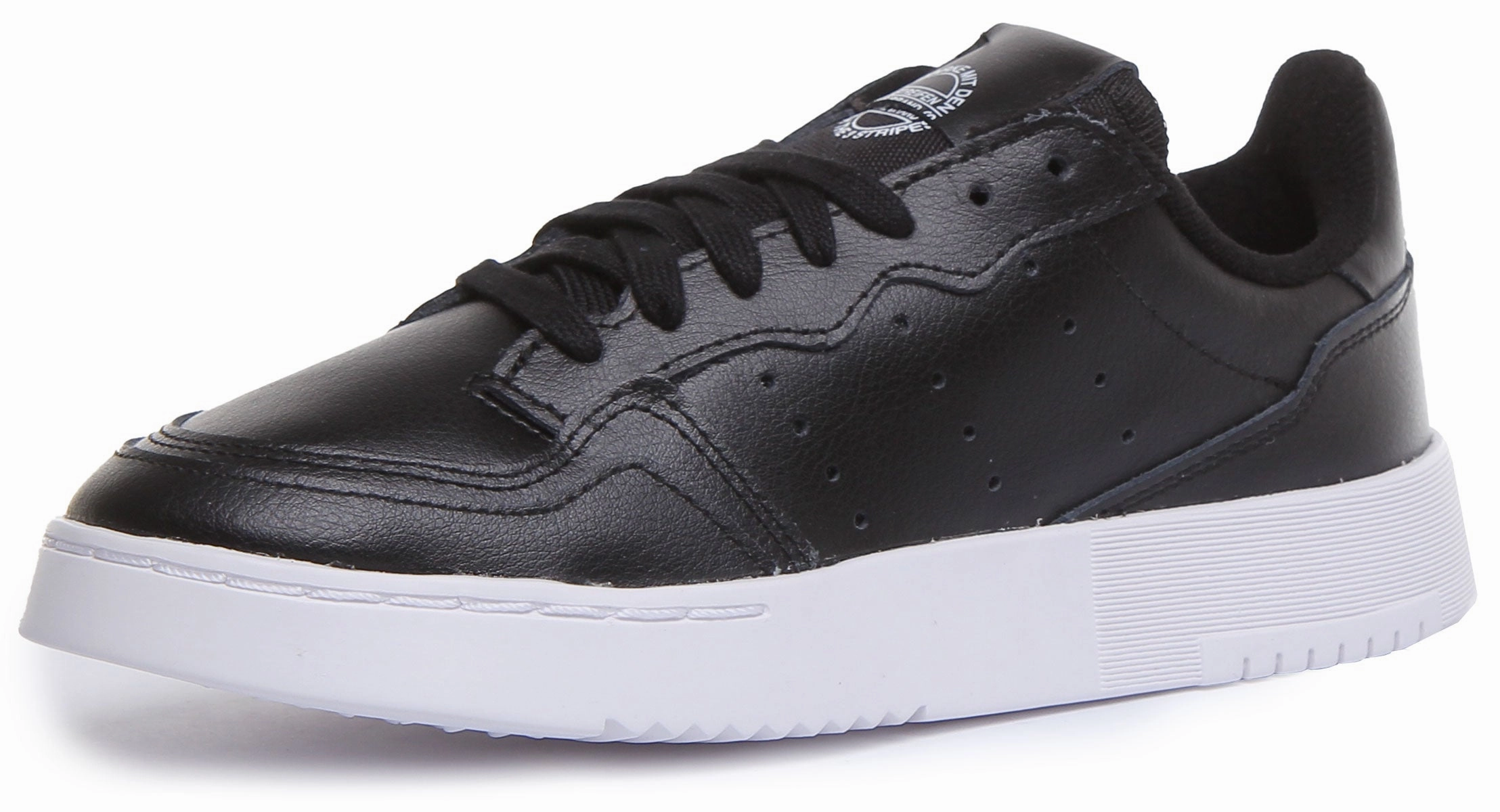 Adidas Supercourt J In Black White For Juniors Shoes Adidas