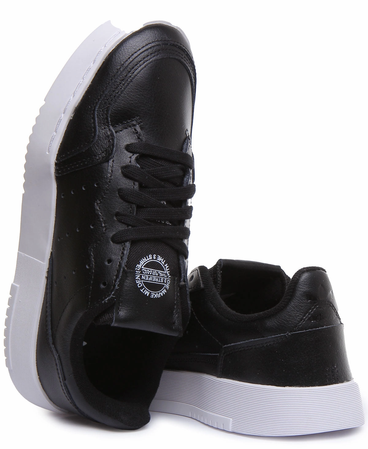 Adidas Supercourt J In Black White For Juniors Shoes Adidas
