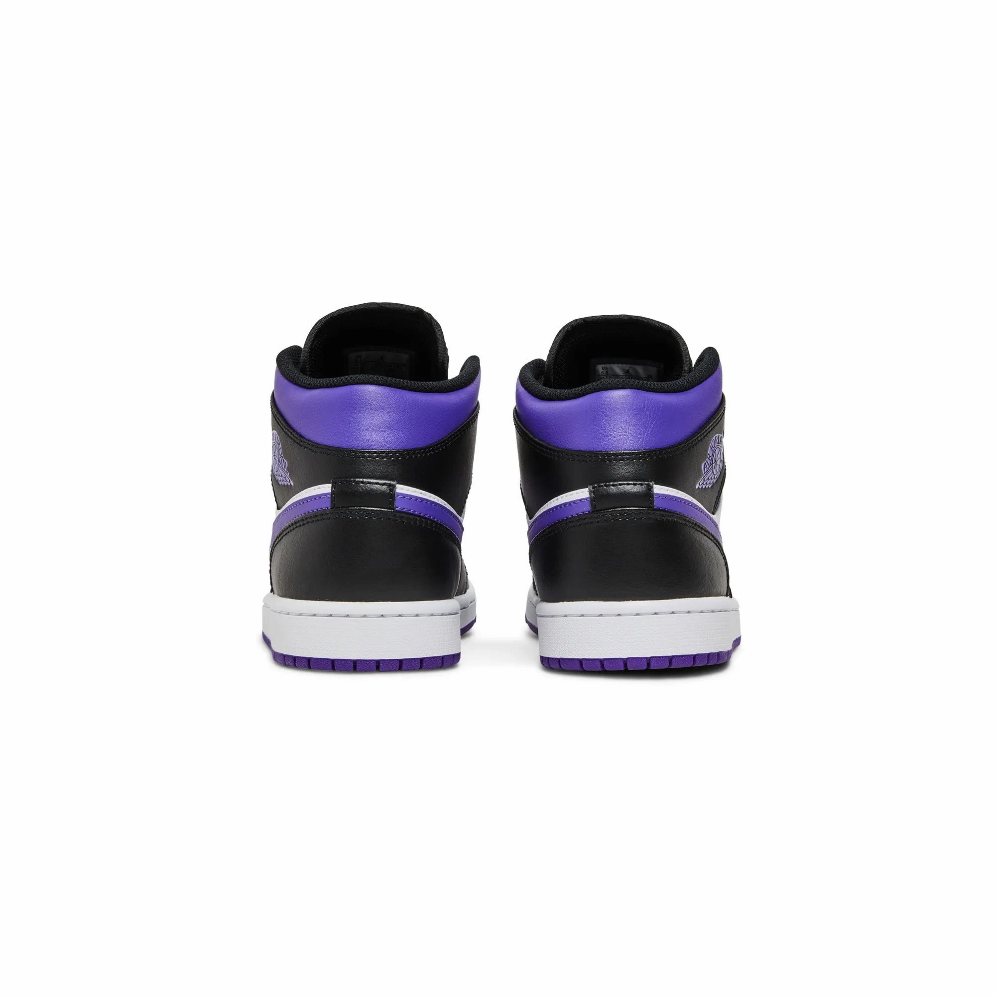 Air Jordan 1 Mid 'White Black Purple' (2022)