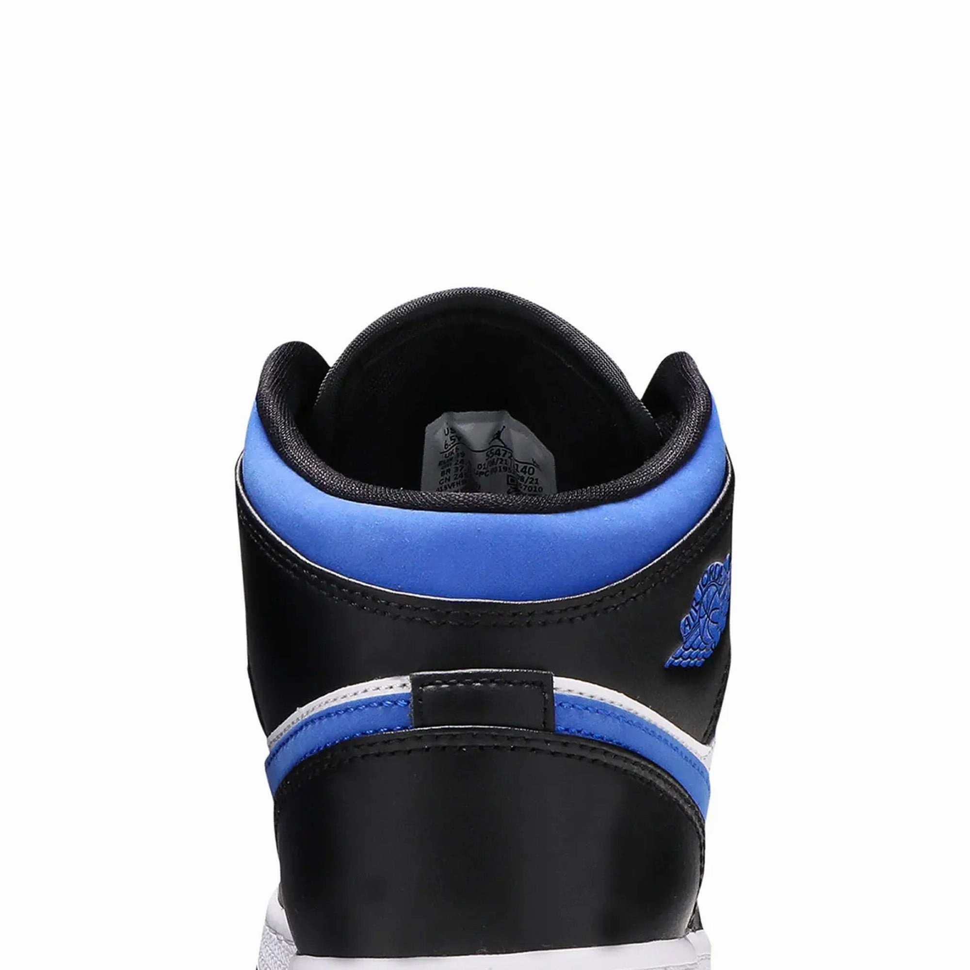 Air Jordan 1 Mid 'White Black Royal' GS