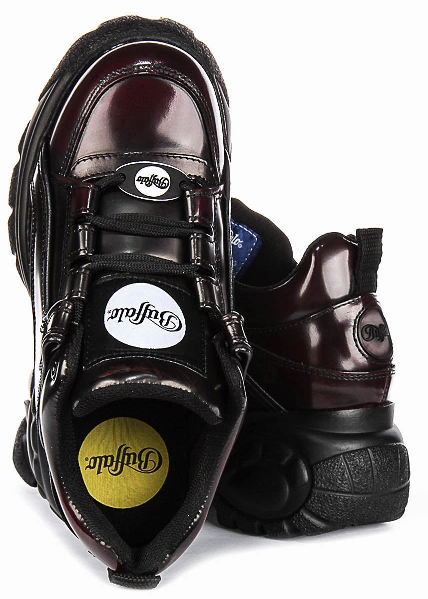 Buffalo 1339-14 2.0 In Black Red Rub For Women Shoes Buffalo