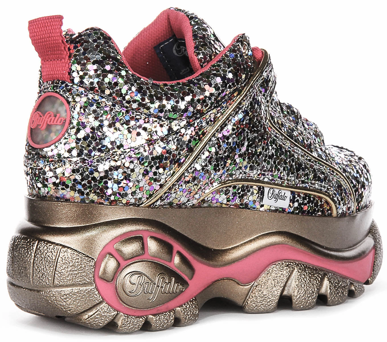 Buffalo 1339-14 2.0 In Silver Glitter For Women Shoes Buffalo
