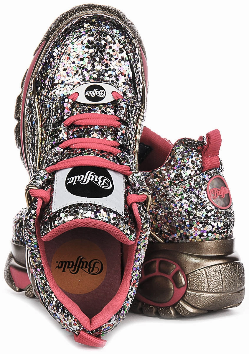 Buffalo 1339-14 2.0 In Silver Glitter For Women Shoes Buffalo
