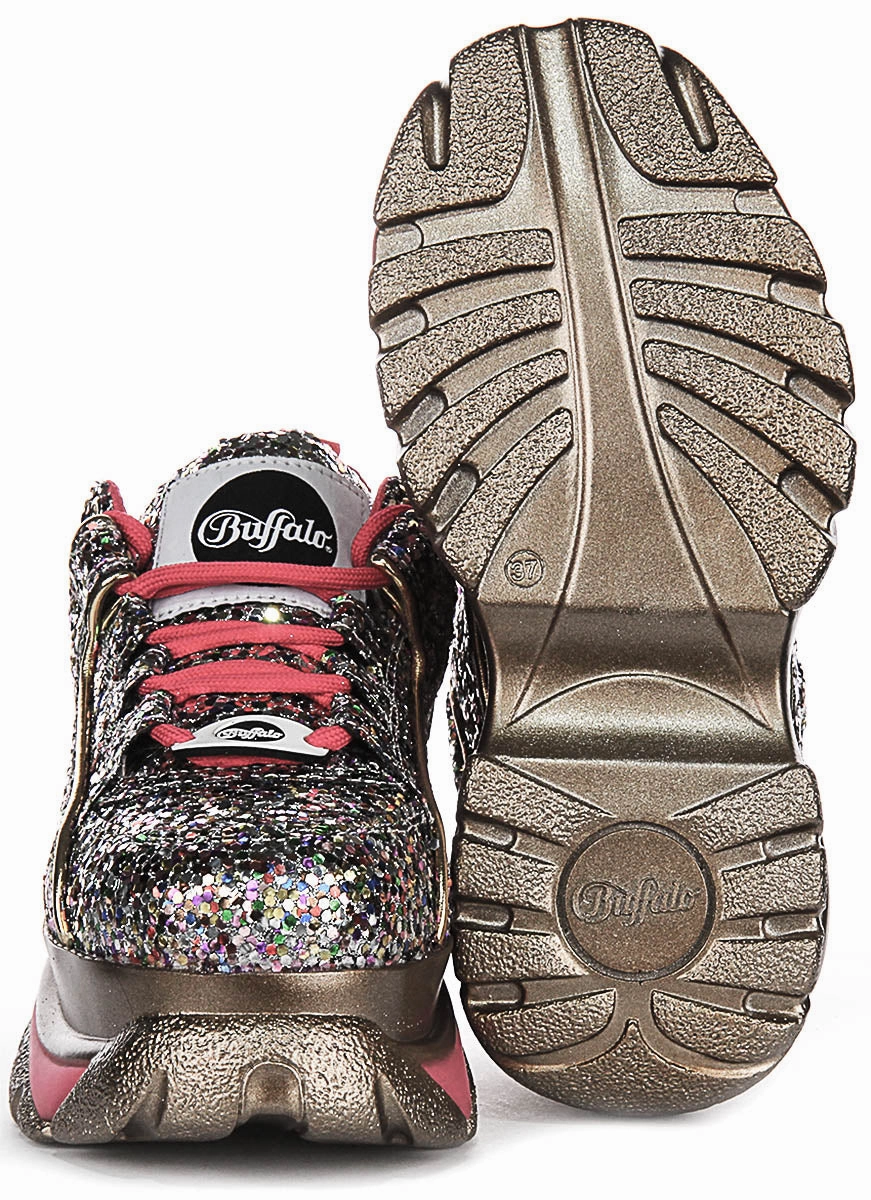 Buffalo 1339-14 2.0 In Silver Glitter For Women Shoes Buffalo