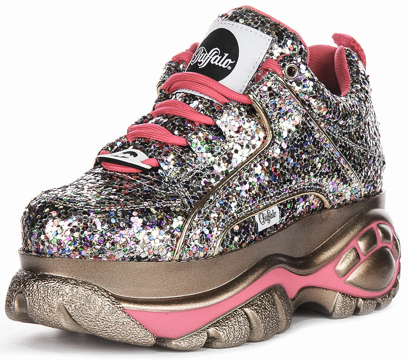 Buffalo 1339-14 2.0 In Silver Glitter For Women Shoes Buffalo
