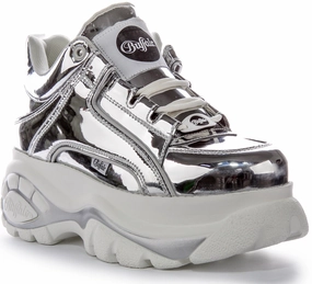 Buffalo 1339-14 2.0 In Silver Metalic For Women Shoes Buffalo