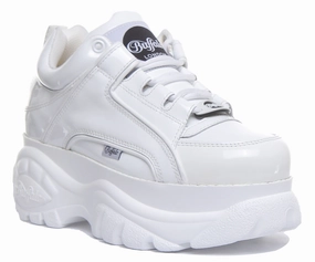 Buffalo 1339-14 2.0 In White Patent For Womens Shoes Buffalo