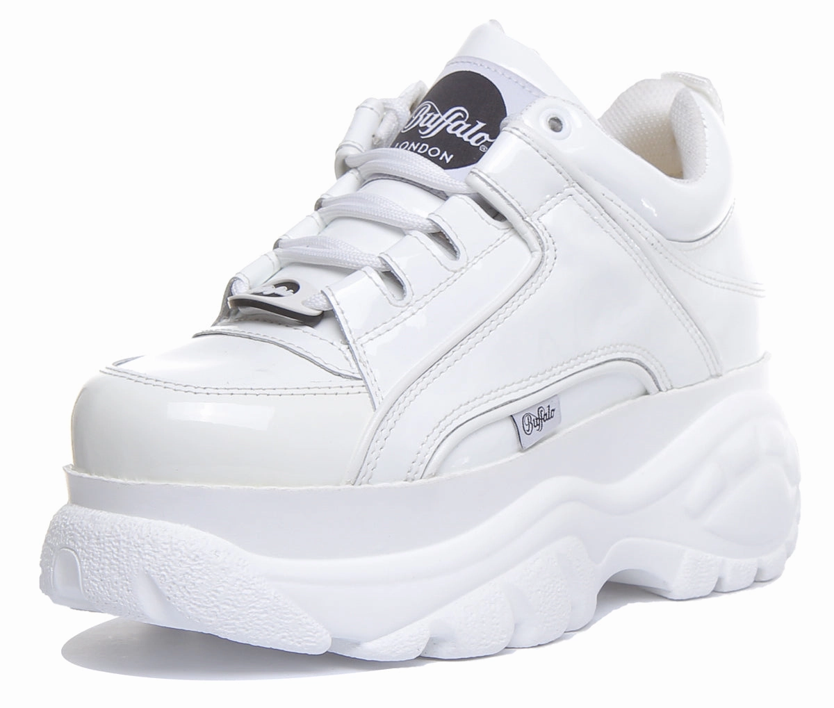 Buffalo 1339-14 2.0 In White Patent For Womens Shoes Buffalo