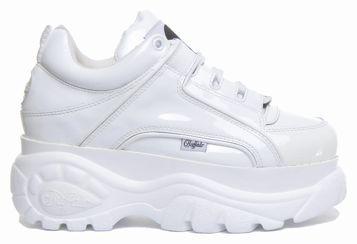 Buffalo 1339-14 2.0 In White Patent For Womens Shoes Buffalo
