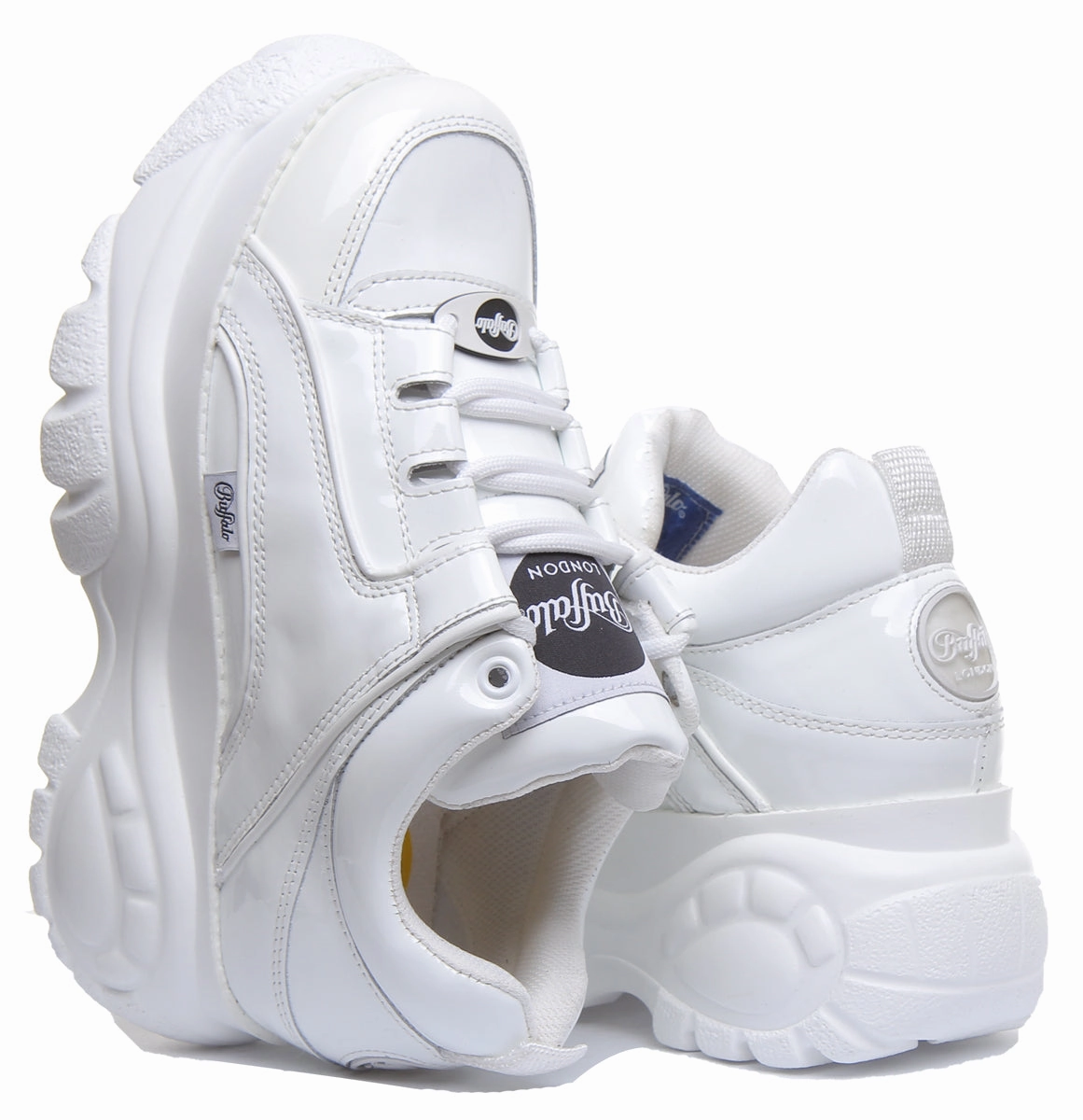 Buffalo 1339-14 2.0 In White Patent For Womens Shoes Buffalo